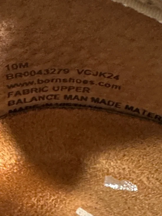 Born Women's Knit Slip-On Sneakers in Cream with Tan Accents - Picture 12 of 12